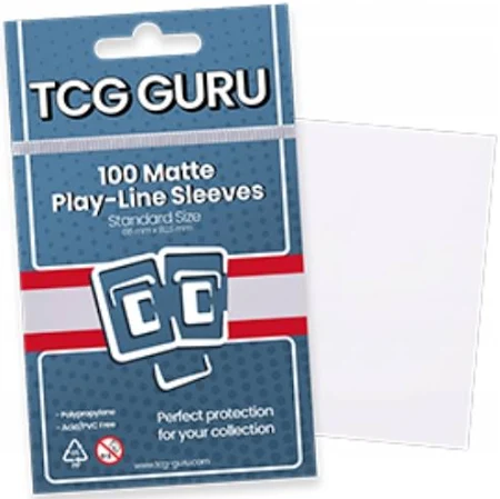 Koszulki na karty TCG GURU Przeźroczysty Clear 100 Matte