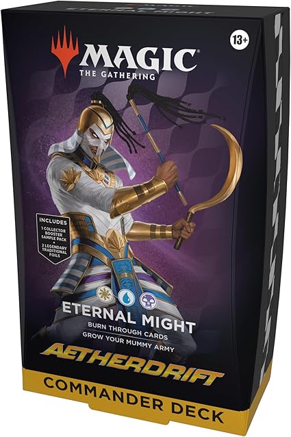 MTG Aetherdrift Commander Deck Eternal Might
